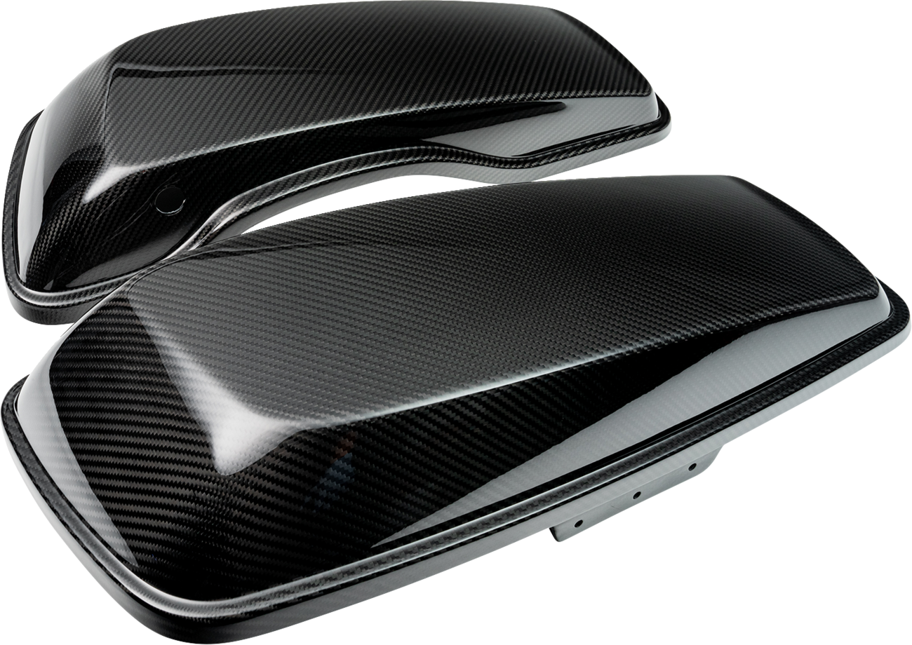 Slyfox Saddlebag Lids - Carbon Gloss - FL '14-'23