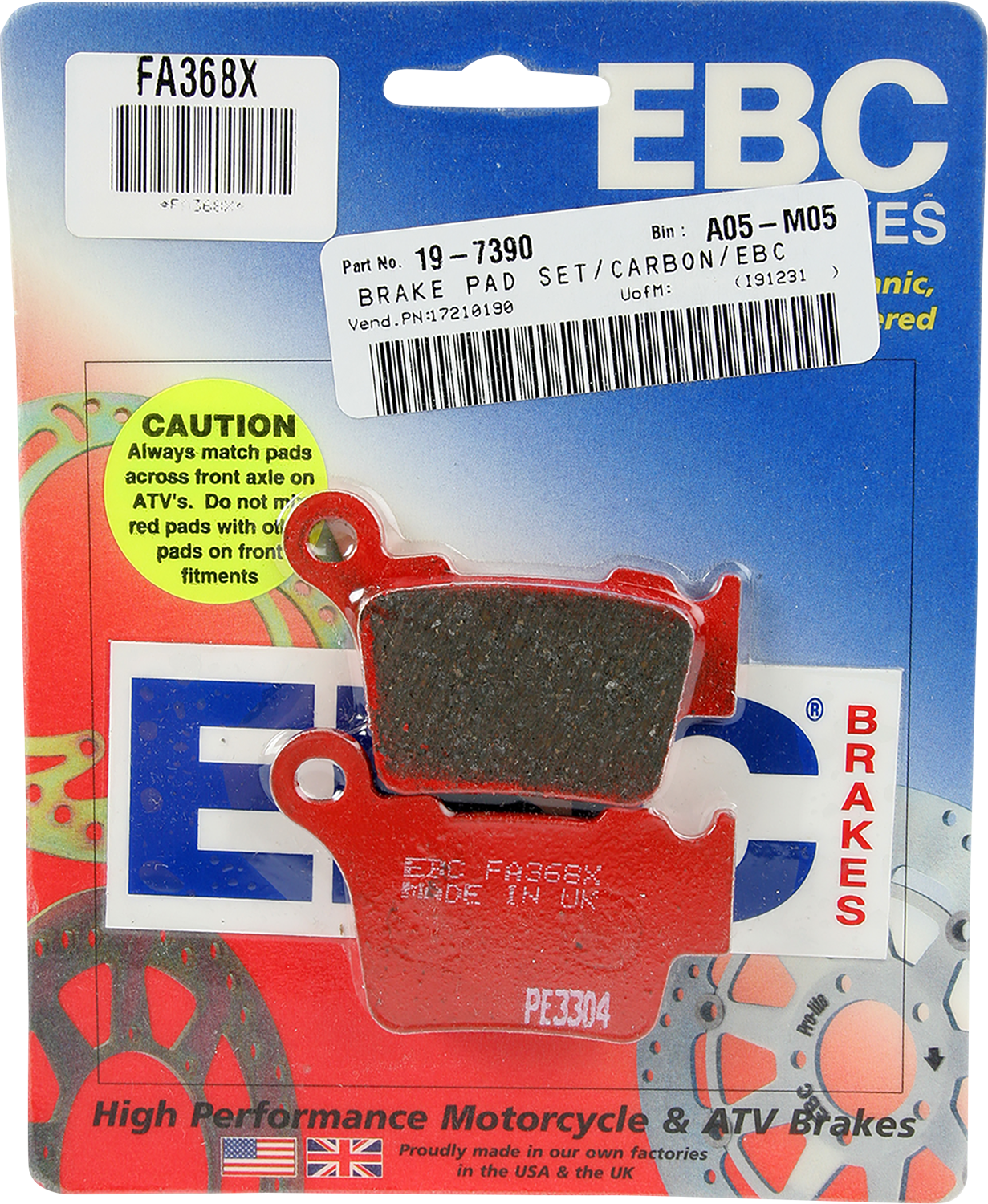 EBC Brakes Sport Carbon Brake Pads