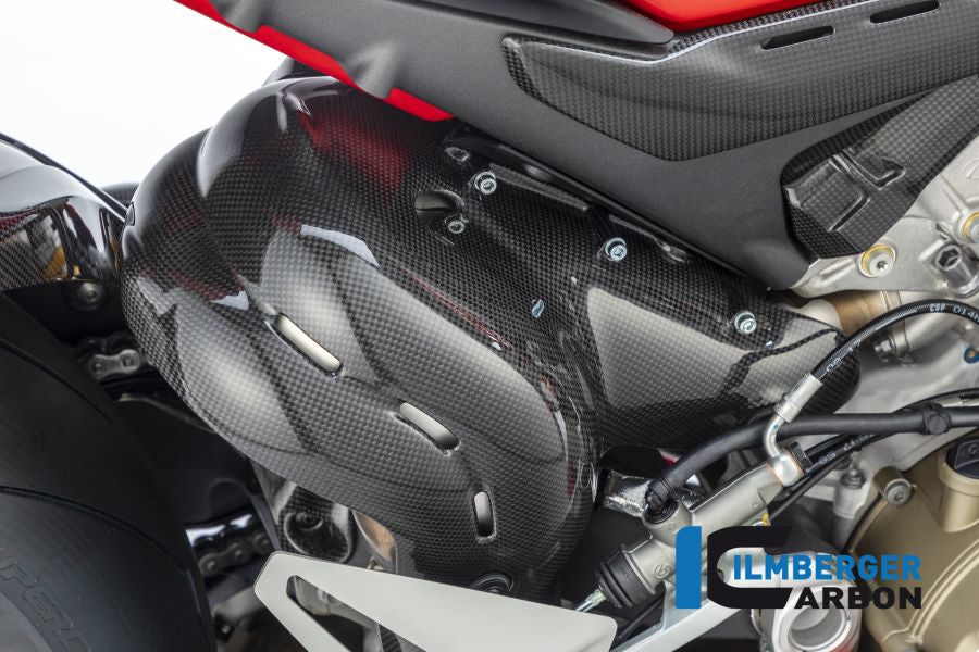 Ilmberger Carbon Exhaust Protection Set Ducati Panigale Streetfighter V4 / V4 S