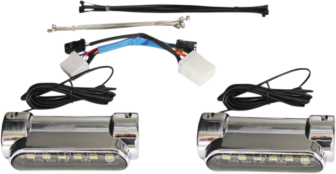 Custom Dynamics Engine Guard Light - Chrome - '97-'13 FLH