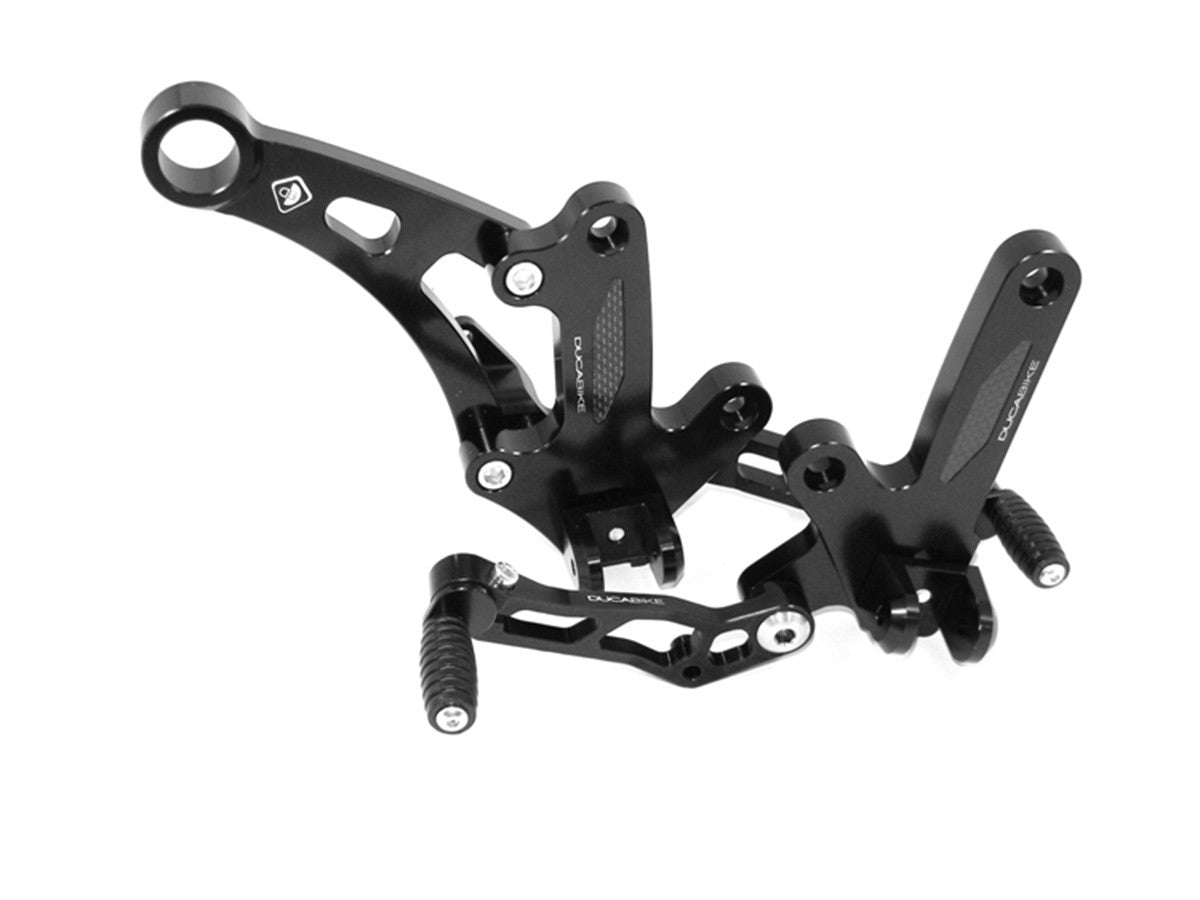 Ducabike DBK Prdv01 Adjustable Pilot Rearset - BLACK-BLACK