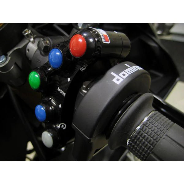Domino XM2 Black Quick Action Throttle Kit For Yamaha R1 R1S R1M