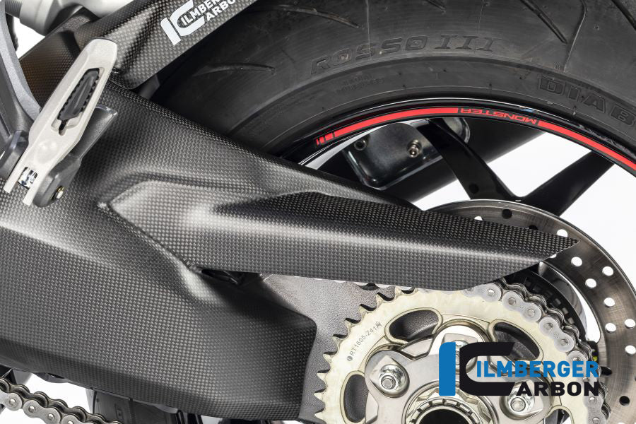 Ilmberger Carbon Swing Arm Cover Ducati Supersport 939 - Matte