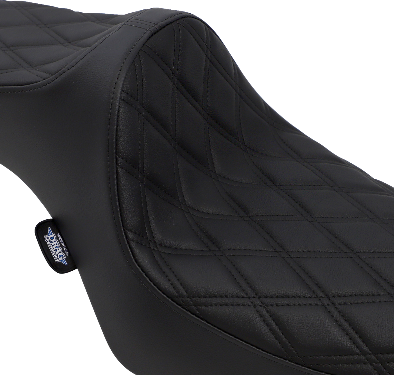 Drag Specialties Seats Predator III Seat - Double Diamond - Black Stitching - XL '82-'03