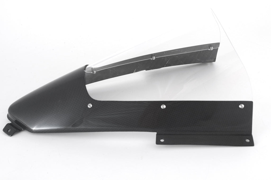 Fullsix Carbon CARBON WINDSCREEN - CLEAR + 30mm
