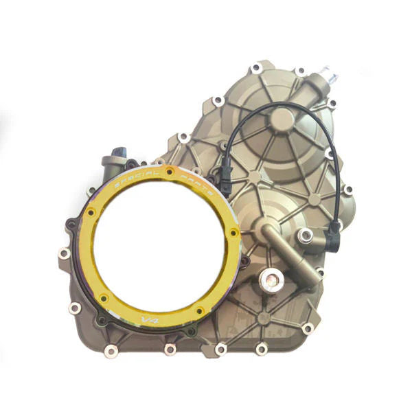 Ducabike DBK Clear Clutch Cover Kit For Ducati Streetfighter V4 V4S - Gold