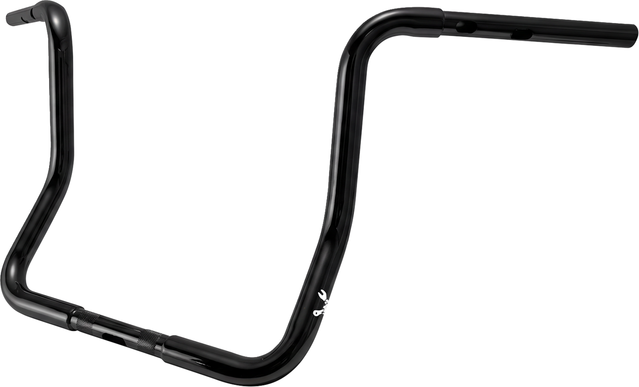 Burly Brand 1-1/4" Bagger Ape Hanger Handlebar - Touring - 15" - Black