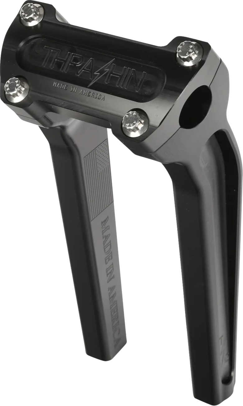 Thrashin Supply CO. Handlebar Risers - Pull Back - 9-1/2" - Black