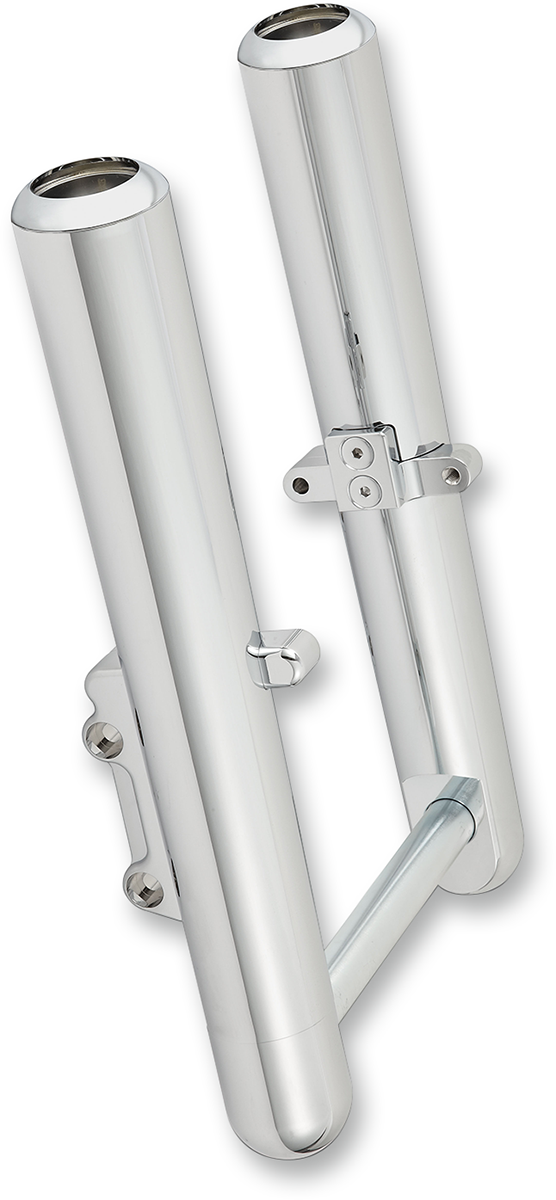 Arlen NESS Fork Legs - Chrome - Hot Legs - Custom Single Disc - Smooth - '08-'13