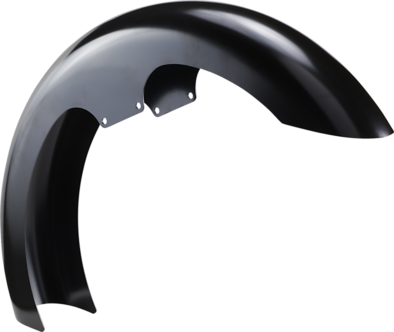 Klock Werks Slicer Front Fender - Black - 19" - HD Dyna/FXR/Sportster