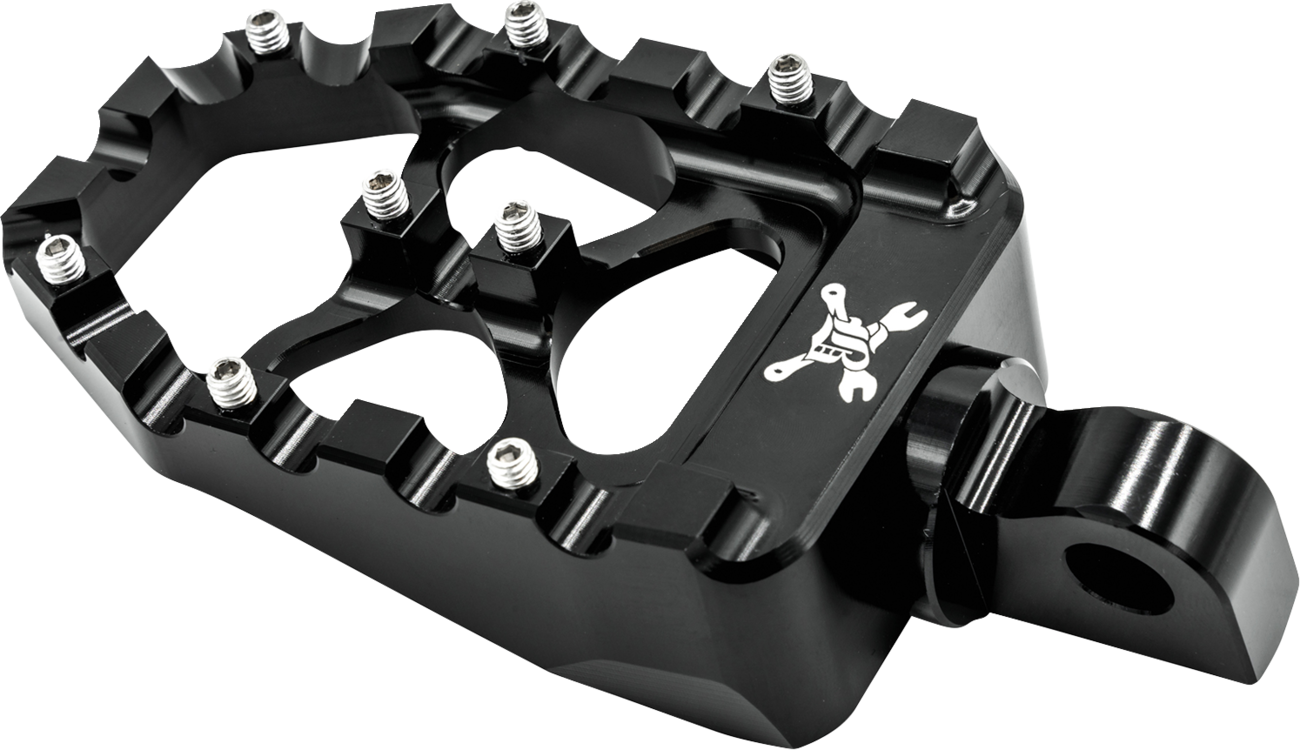 Burly Brand MX Evolution Driver Pegs - Black - Sportster/Dyna