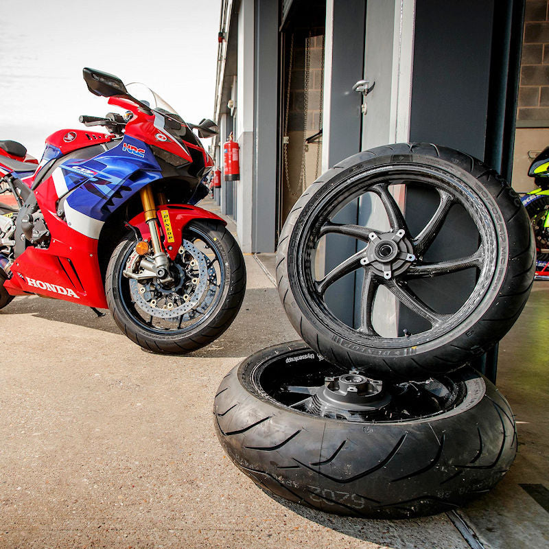 Thyssenkrupp Braided Carbon Fiber Wheel Set for CBR 1000RR-R SP