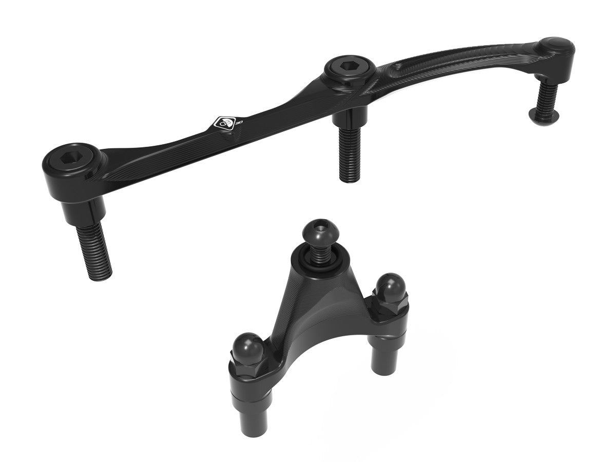 Ducabike DBK Steering Damper Bracket Ducati Streetfighter / Monster V2 2025 - Black