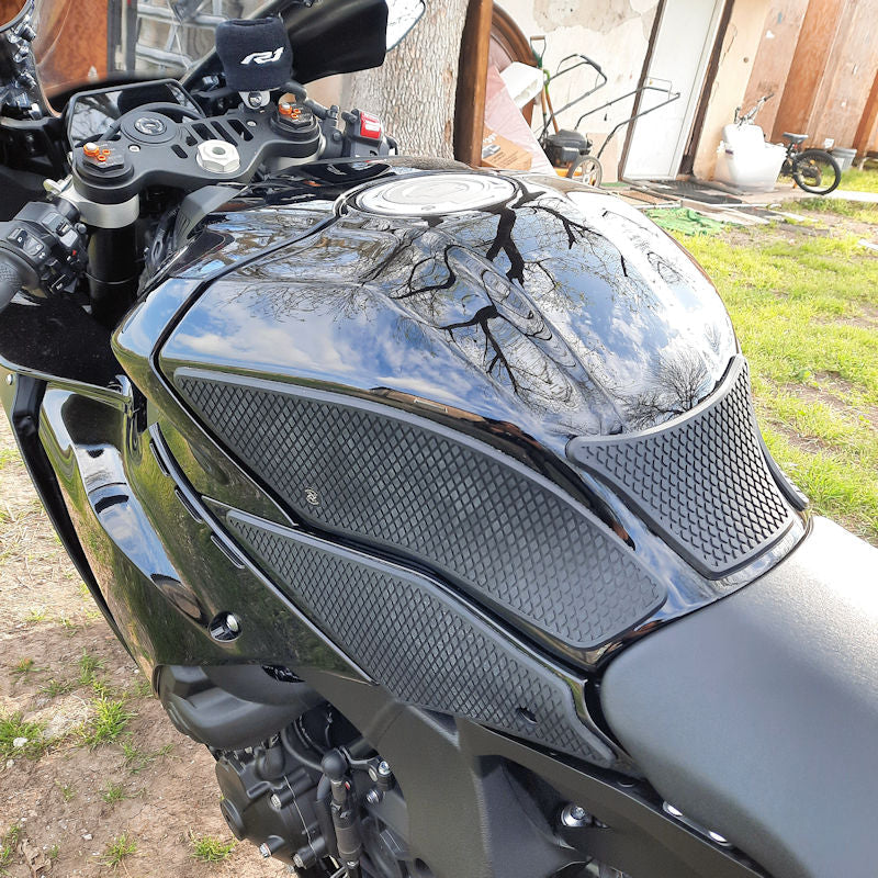 TechSpec Snake Skin Tank Protection And Traction Grip Pads Yamaha R1 R1M 20-25