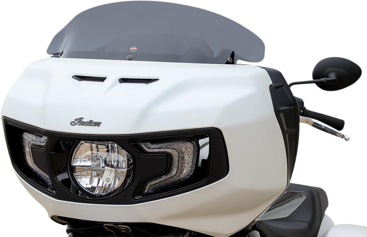 Klock Werks Flare® Windshield - 8" - Dark Smoke - '20-'25 Indian