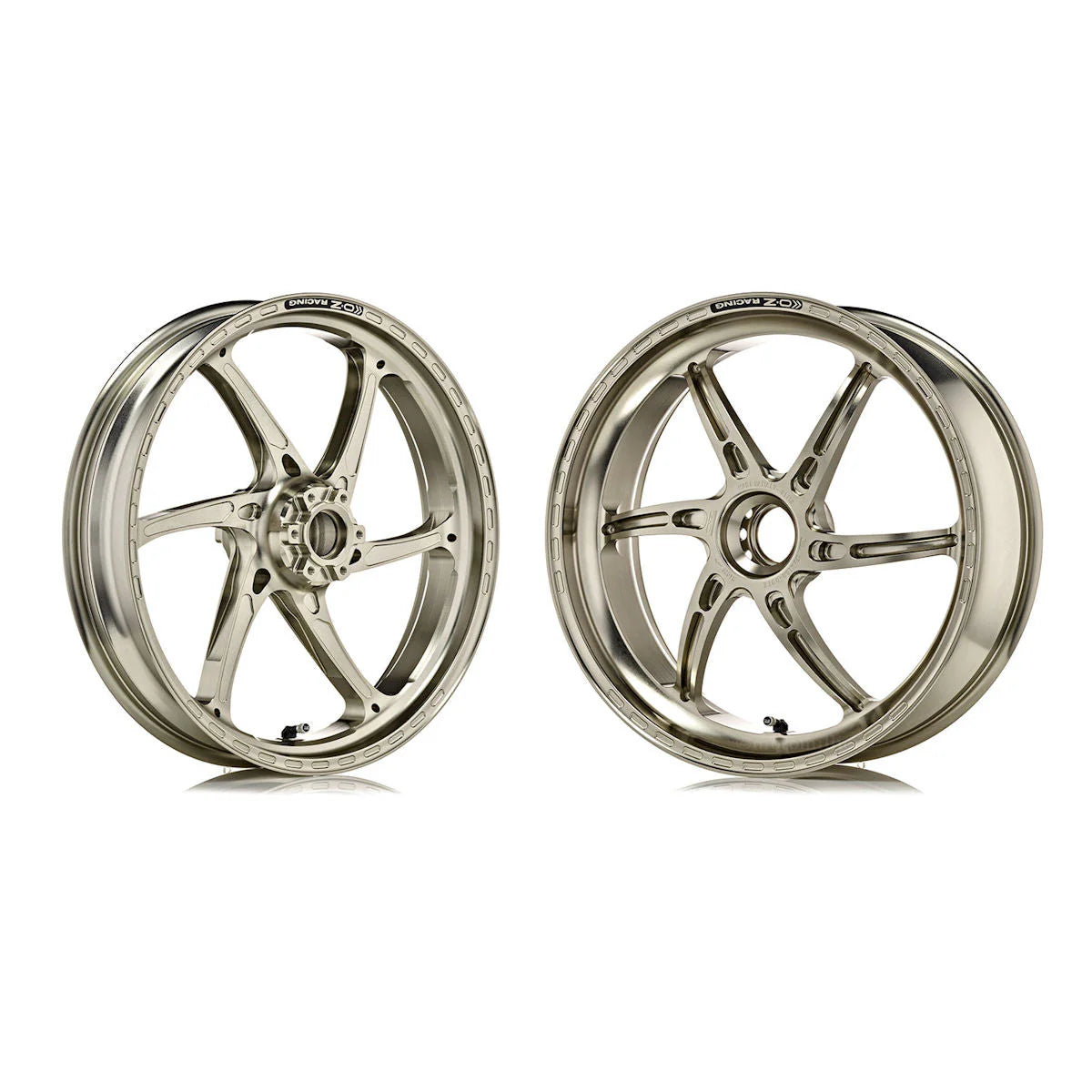 OZ Racing GASS Forged Aluminum Wheel Set For Panigale V4 V4S V4R - Titanium Grey