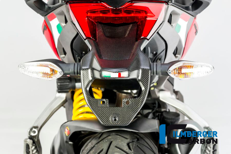 Ilmberger Carbon License Plate Holder Surface Ducati MTS 1200 2015 - Matte