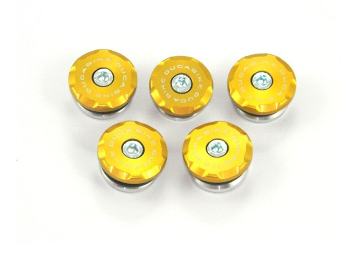 Ducabike DBK TTMTS01 Kit Frame Plugs - GOLD