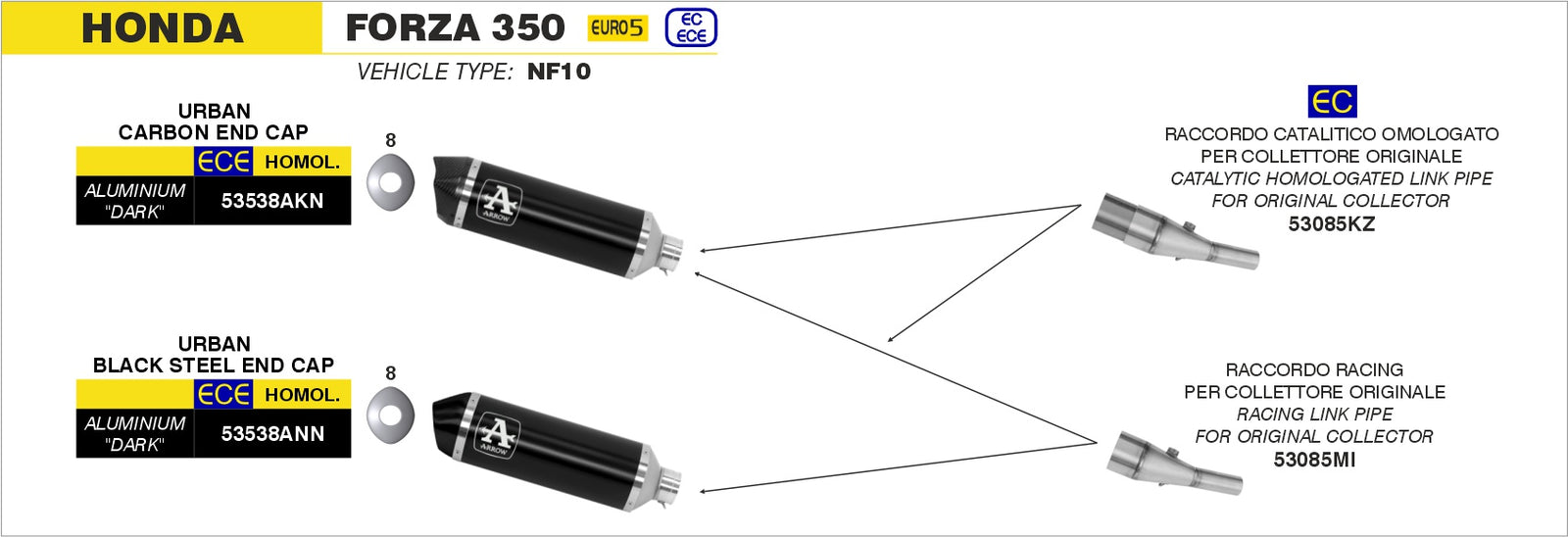 53538AKN Urban Aluminium Dark Slip On With Carbon End Cap
