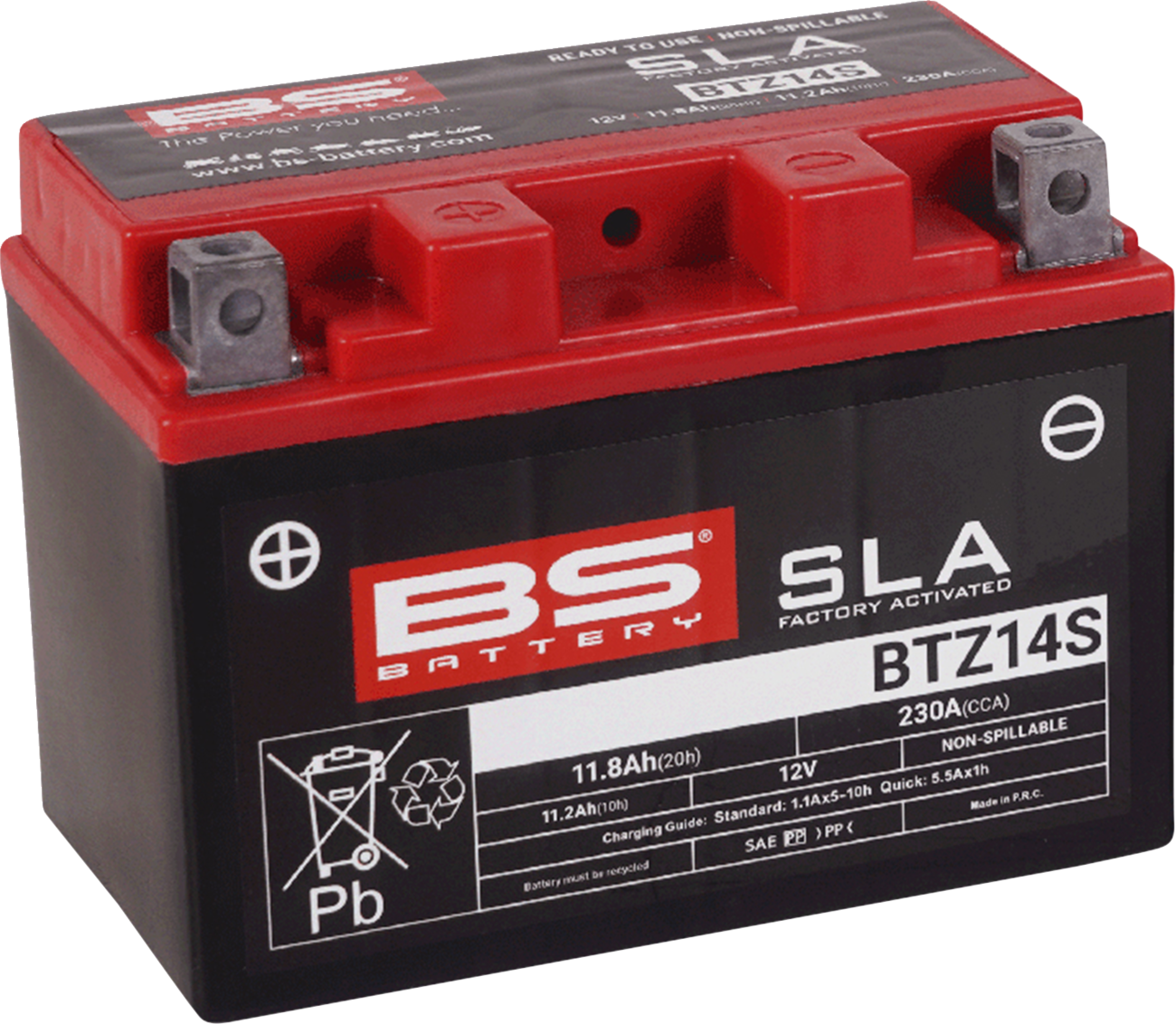 BS Battery Battery - BTZ14S (YTZ)