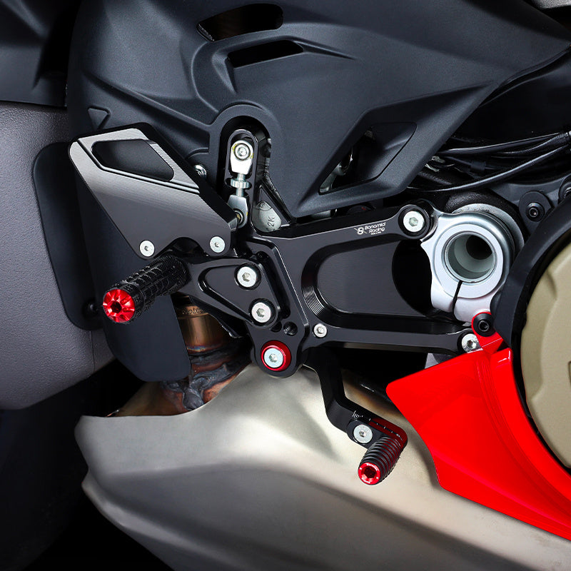 Bonamici Racing Adjustable Rearsets - Ducati Panigale V4 - V4S - V4R
