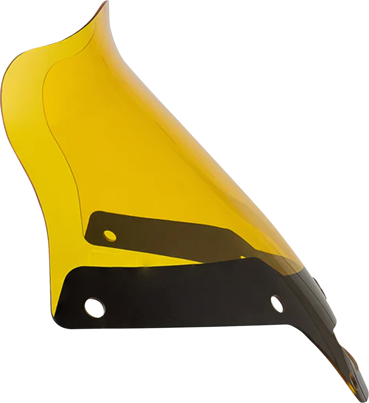 Klock Werks Kolor Flare® Windshield - 8" - Yellow - '22-'25 FXLRST
