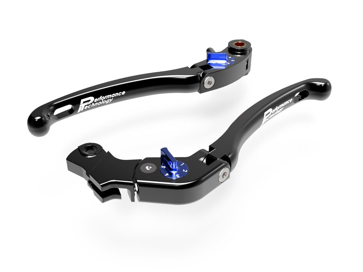 Ducabike DBK LE09 Brake / Clutch Adjustable Levers Eco GP 1 - BLACK-BLUE