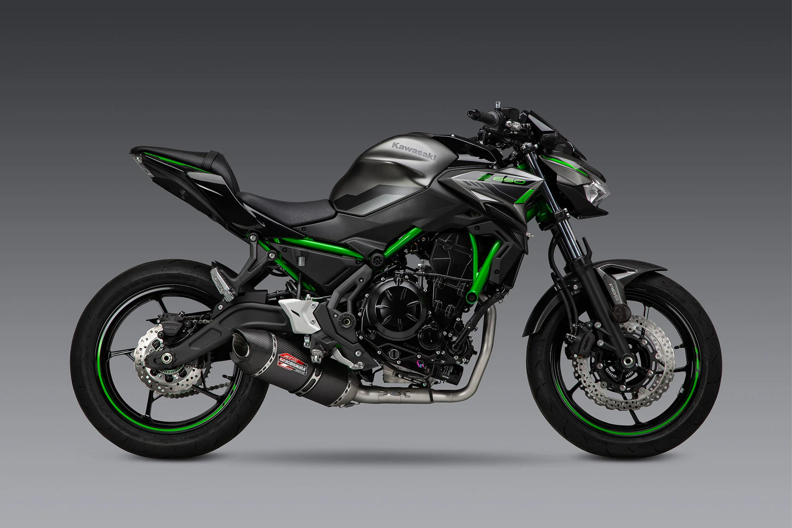 Yoshimura NINJA/Z 650 17-26 Race AT2 Stainless Full Exhaust, W/ Carbon Fiber Muffler