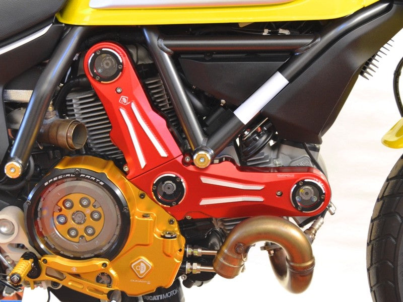 Ducabike DBK CDSCRA01 Timing Belt Cover - RED-BLACK