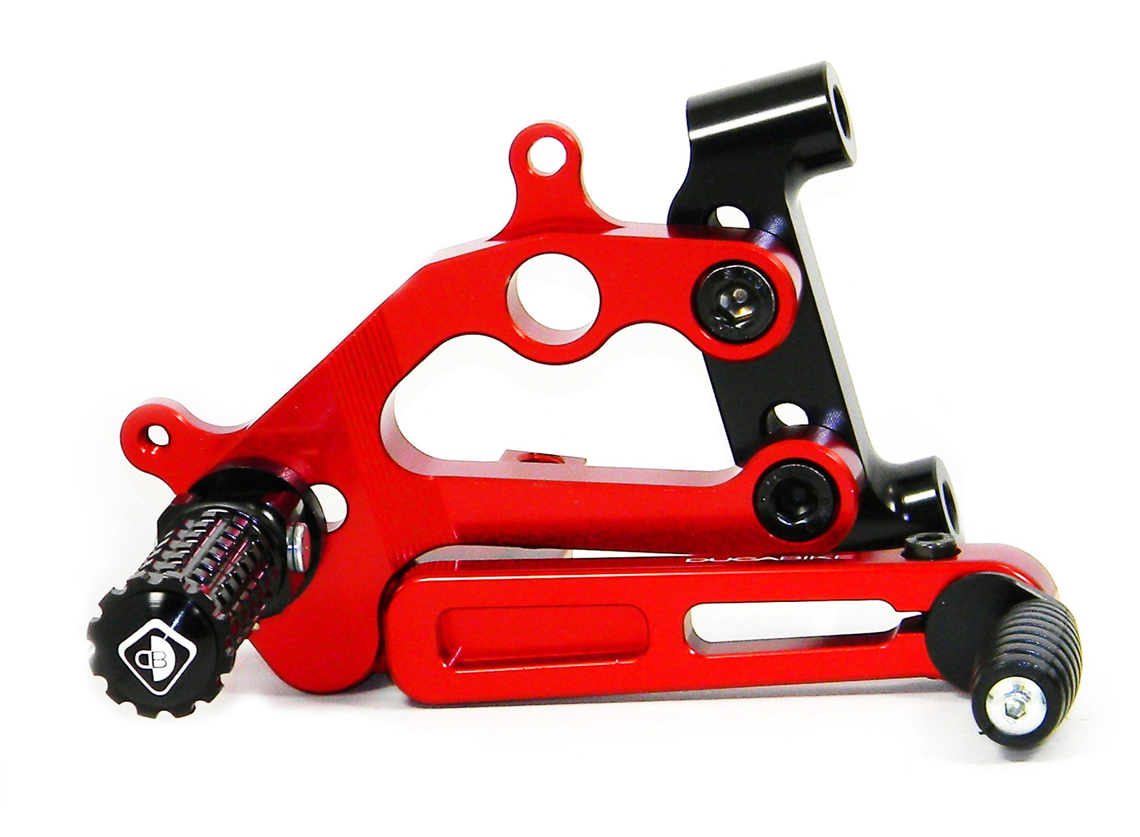 Ducabike DBK PR119902 Adjustable Rearset 8991199 Panigale - BLACK-RED