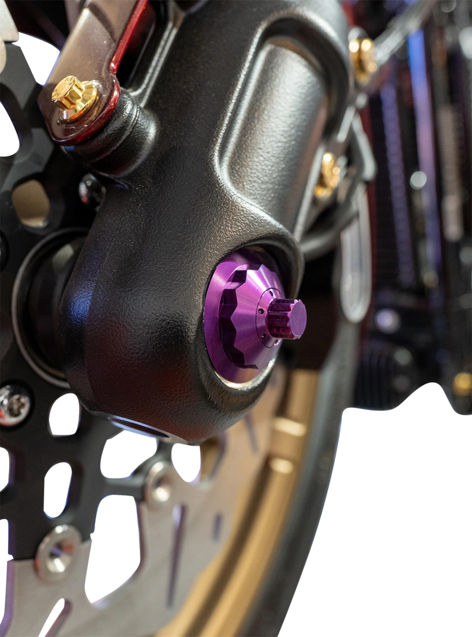 Paul Yaffe Bagger Nation Standard 12 Point Front Axle Cover Kit For Y-Axle Rod