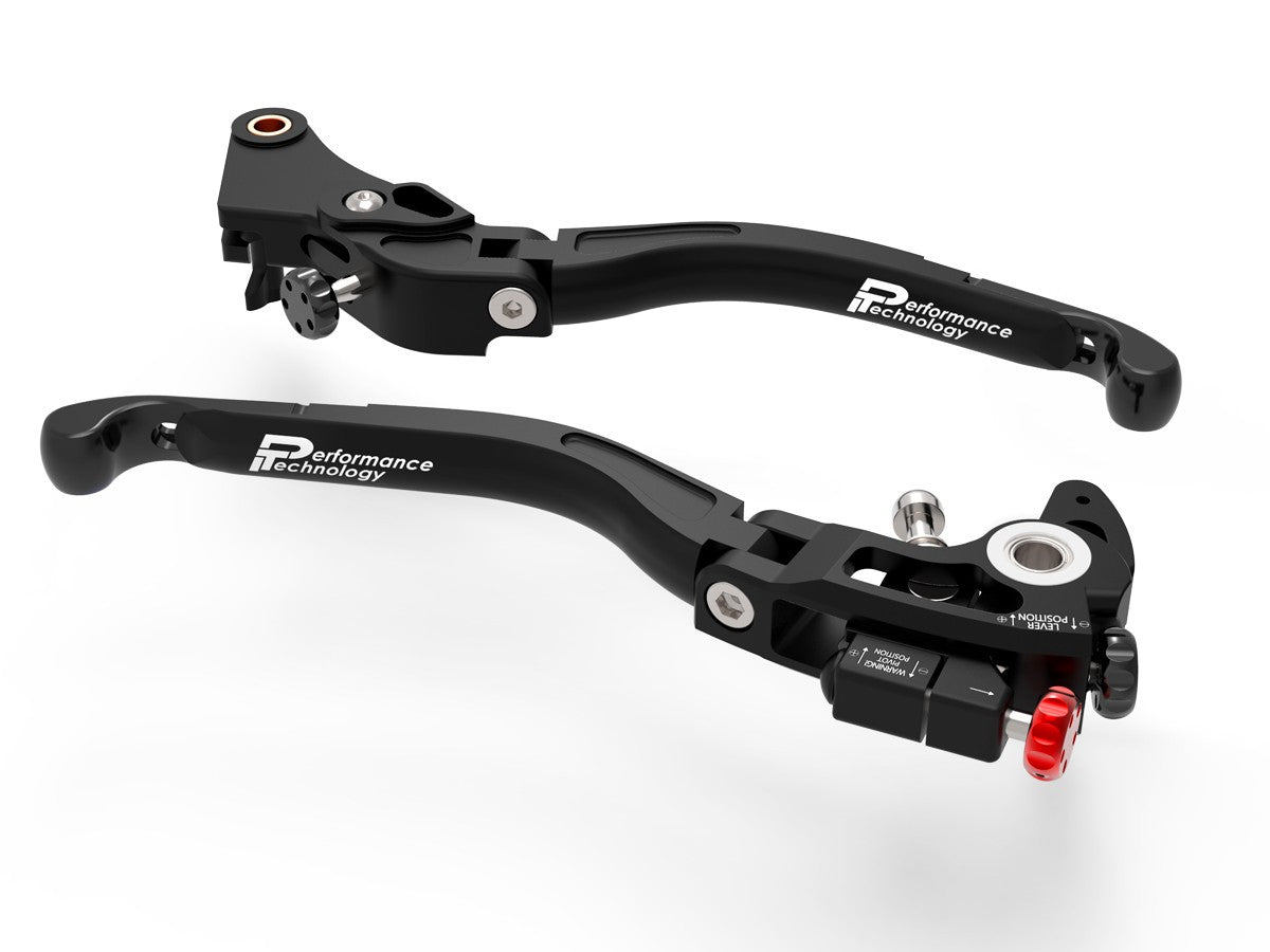 Ducabike DBK L17 Ultimate BMW Brake + Clutch Levers Double Adjustment - BLACK-BLUE