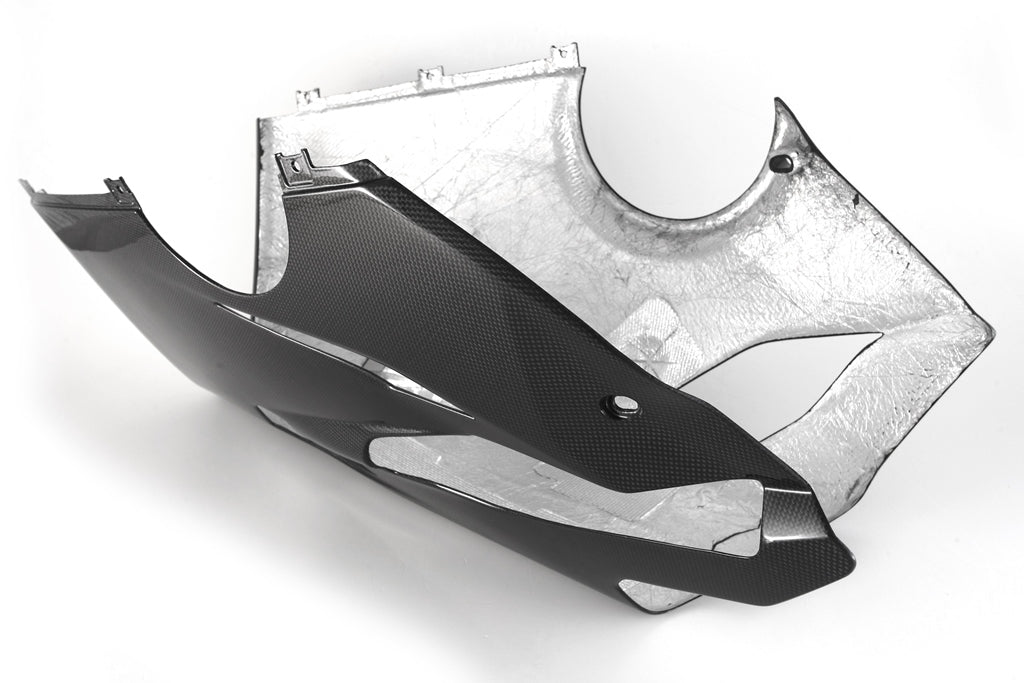 Fullsix Carbon Belly Pan - Slip On / Full Exhaust System