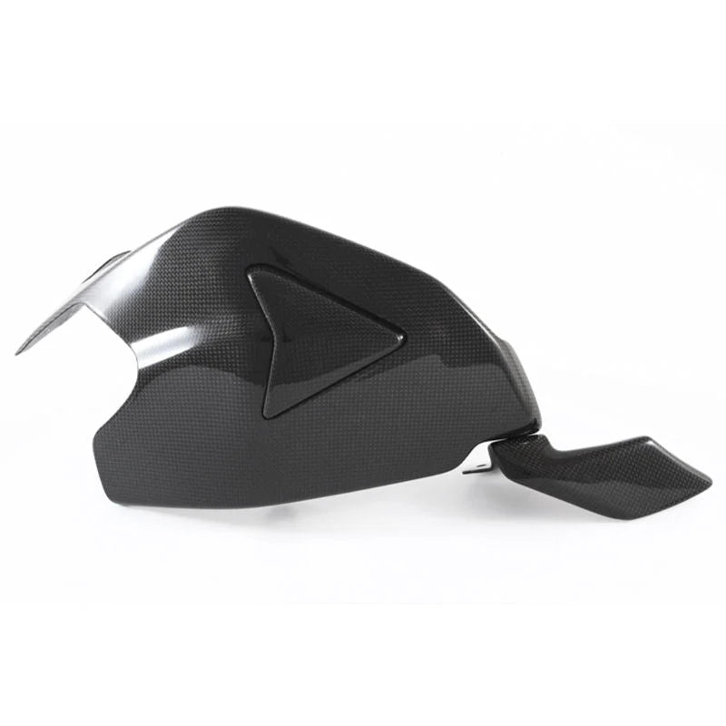 Fullsix Carbon Fiber Swingarm Guard Cover With Shark Fin For Ducati Panigale V2