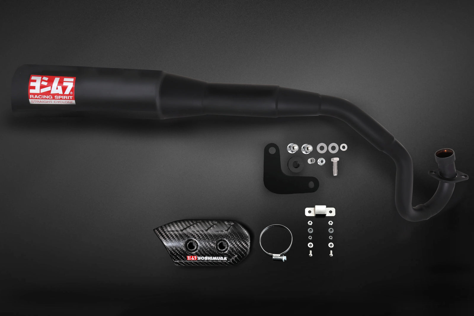 Yoshimura Yat Dax 125 2023-25 Race Straight Cyclone High Pipe Stainless Black