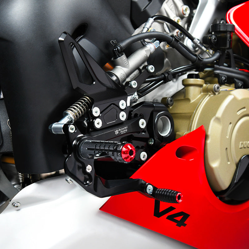 Bonamici Racing Adjustable Rearsets - Ducati Panigale V4 - V4S - V4R