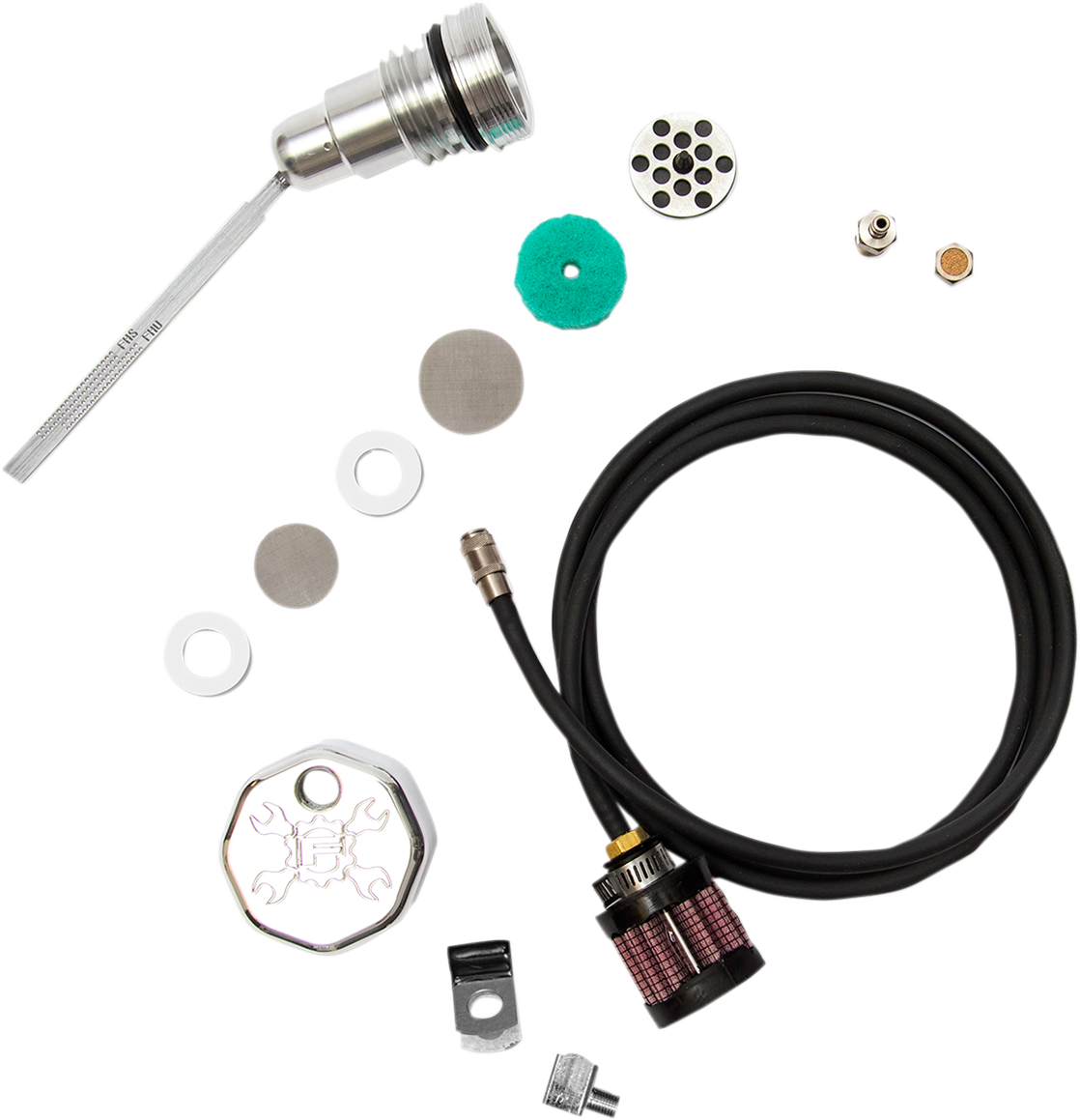 Feuling Parts Vented Dipstick - Polished - Dyna