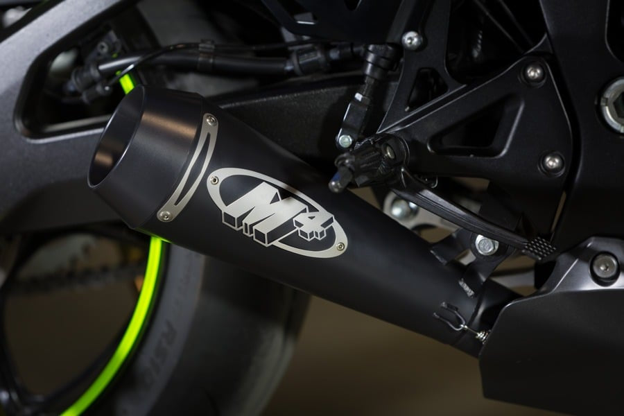 M4 Exhaust 2017 GSXR 1000 Full System GP Style Black Ceramic detail1