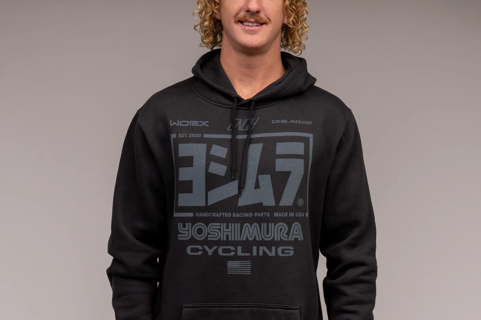 Yoshimura Race Team Pull Over Hoodie Coal
