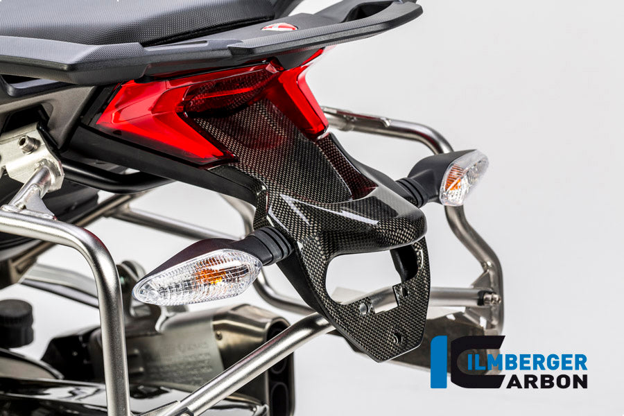 Ilmberger Carbon License Plate Holder Surface Ducati MTS 1200 2015 - Gloss