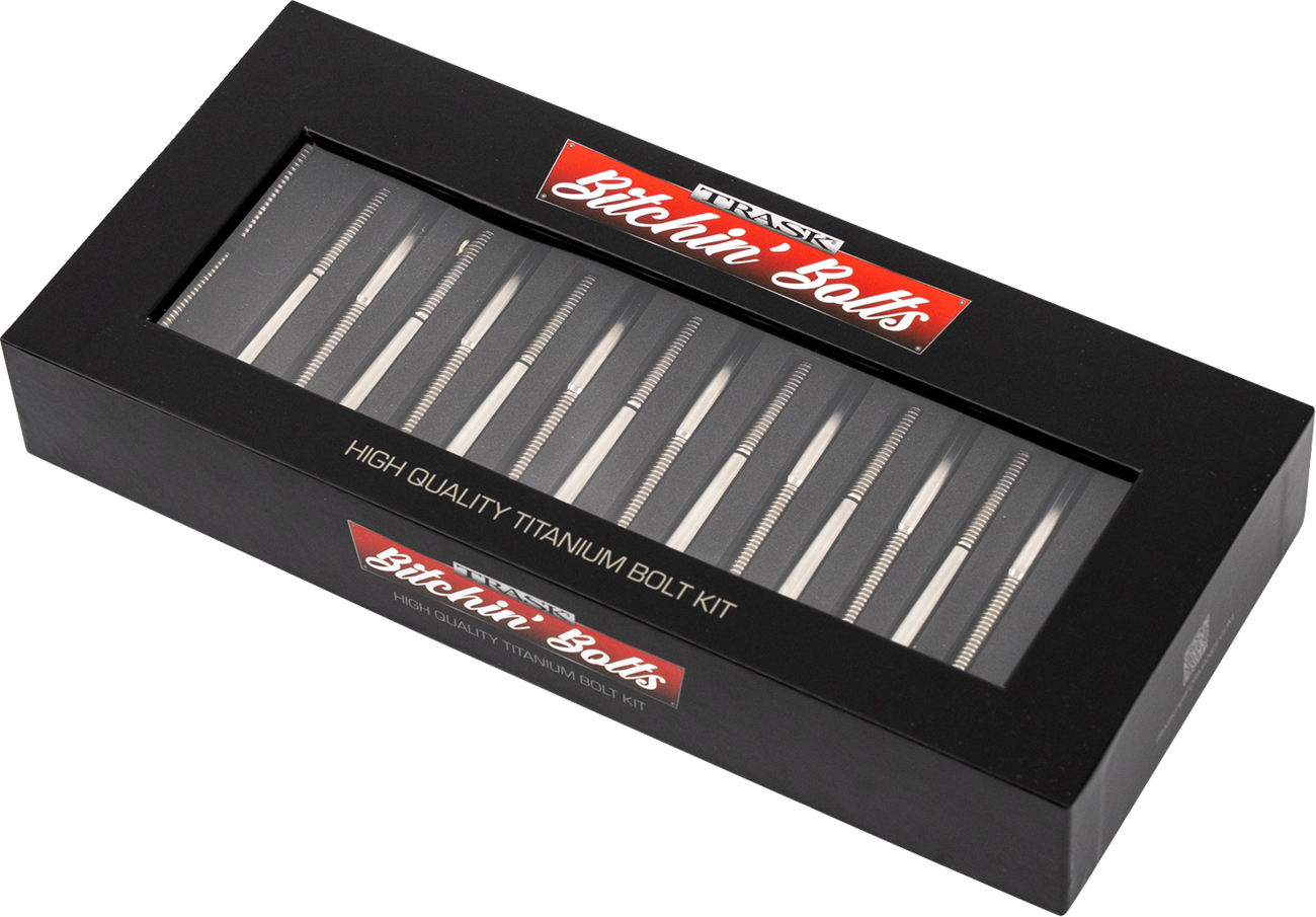 Trask Bitchin' Bolts Hardware Kit - Titanium - M8 - Crankcase