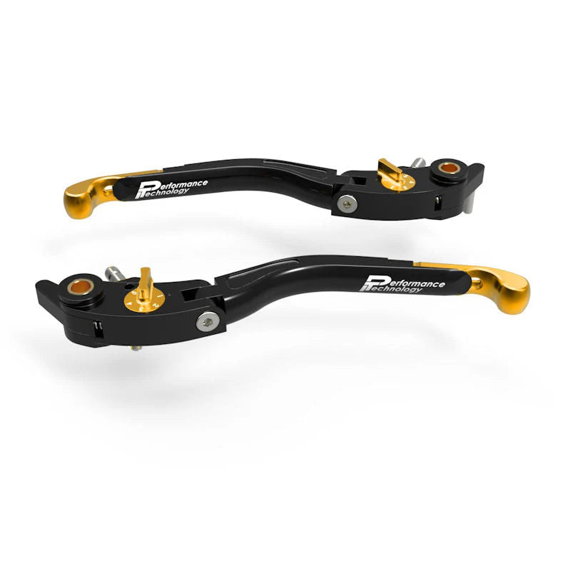 Ducabike DBK ECO GP Adjustable Folding Lever Set Monster 1200 1200S - Gold