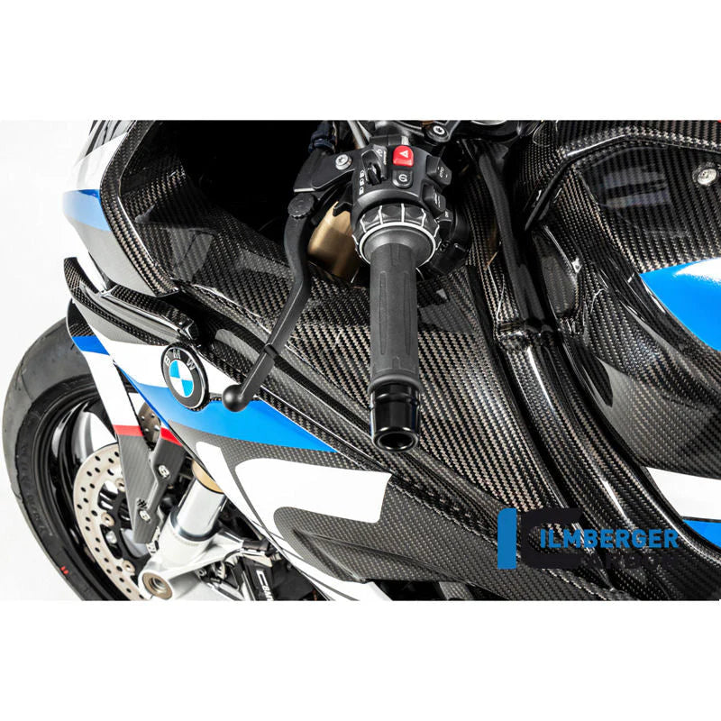 Ilmberger Carbon Fiber Upper Fairing Badge Holder Set For S1000RR 20-25