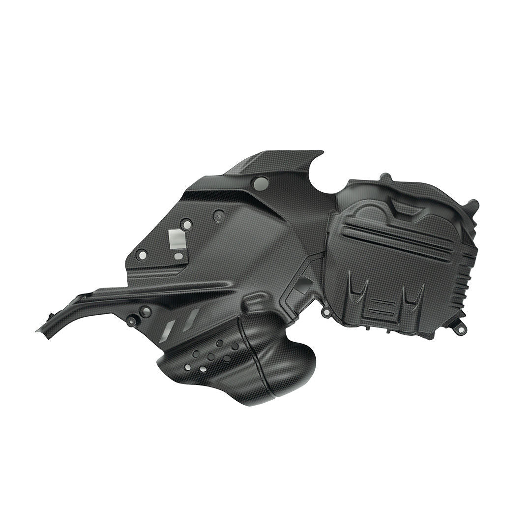 Ilmberger Carbon Fiber Satin Left Side Engine Cover for Ducati Diavel V4
