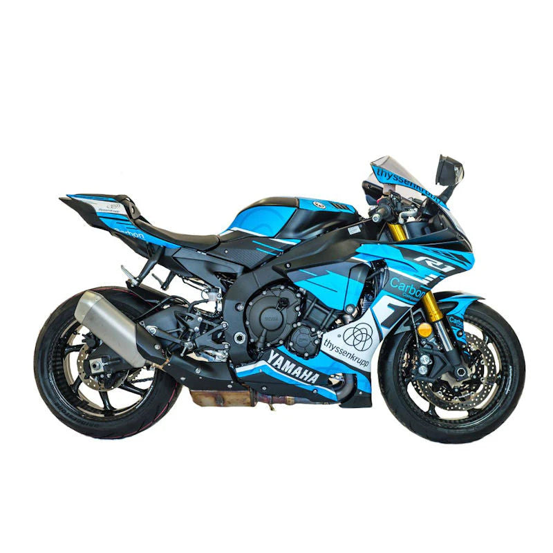 Thyssenkrupp Braided Carbon Fiber Wheel Set For Yamaha R1 R1M R1S