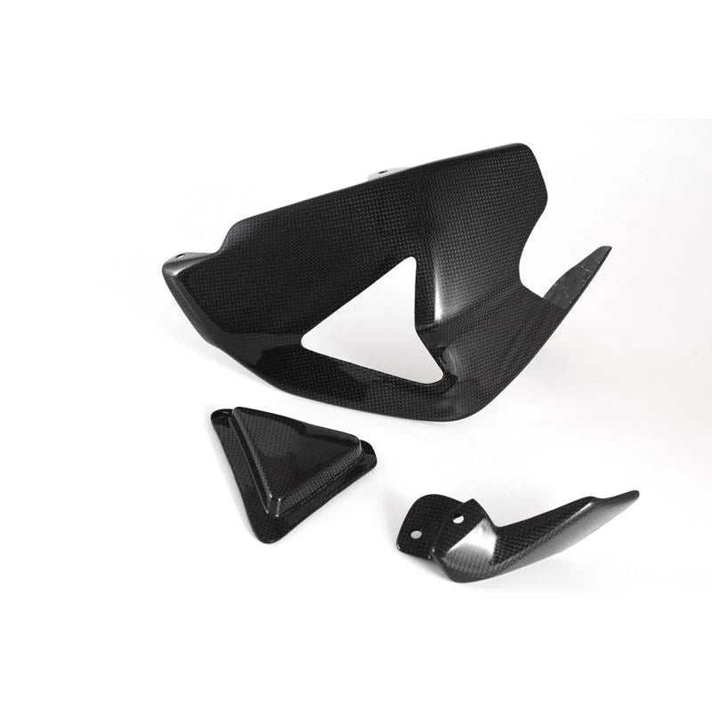 Fullsix Carbon Fiber Swingarm Guard Cover With Shark Fin For Ducati Panigale V2
