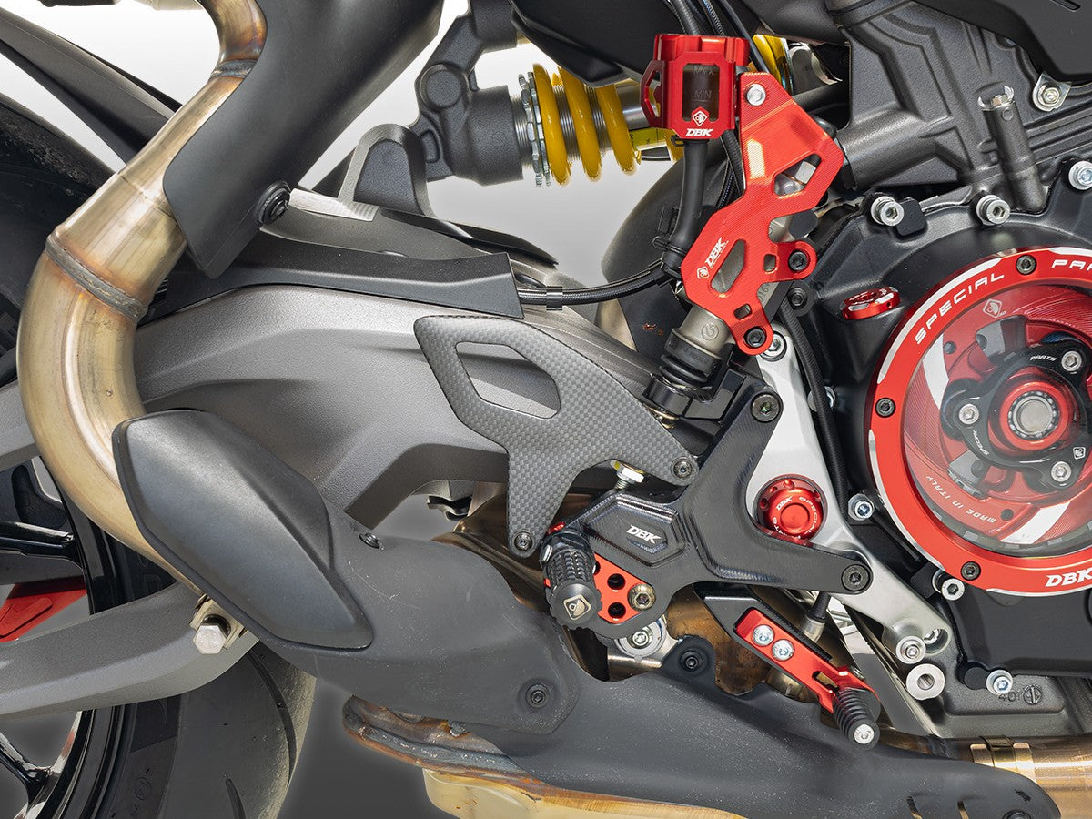 Ducabike DBK Heel Guards Matt Carbon Ducati Panigale Streetfighter V2 2025