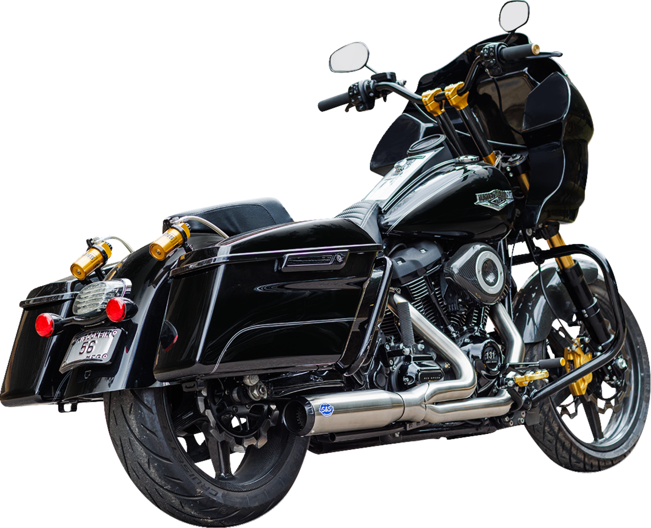 S&S Cycle 2-Into-1 Qualifier Exhaust System