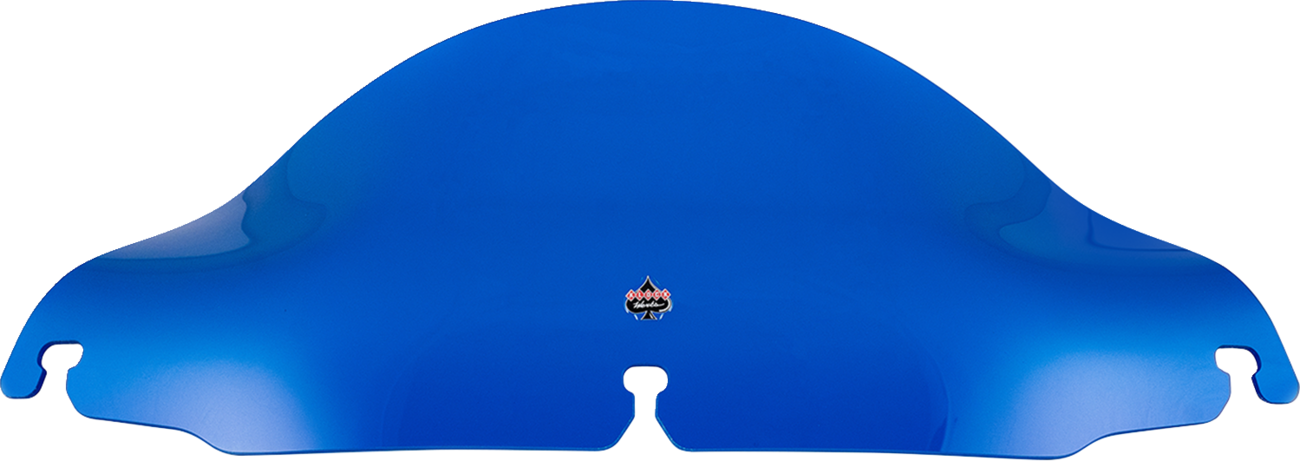 Klock Werks Kolor Flare® Windshield - 6-1/2" - Blue - '96-'13 FLHT/FLHX
