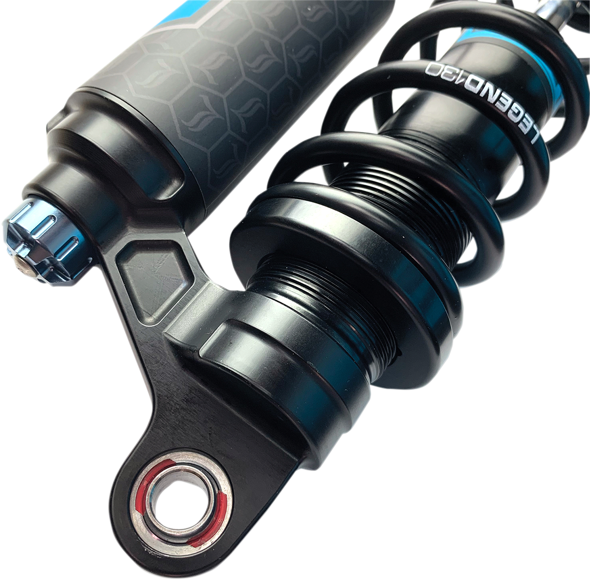 Legend Suspension REVO ARC Piggyback Shocks - 13" - Heavy Duty - Black - '04-'22 Sportster